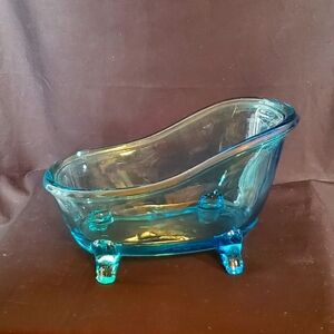 Footed Glass Footed Tub